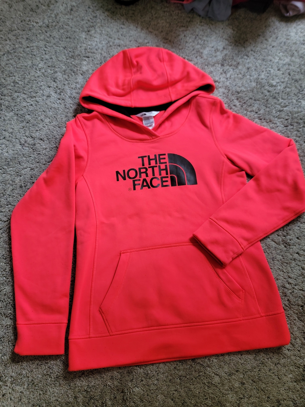 The North Face Women's Neon Hoodie - Cozy Pullover Jacket Small